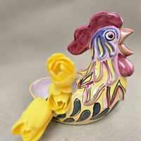 hane-skaal-keramik-festlige-farver-gammel-keramikskaal-fra-Laholm-keramik